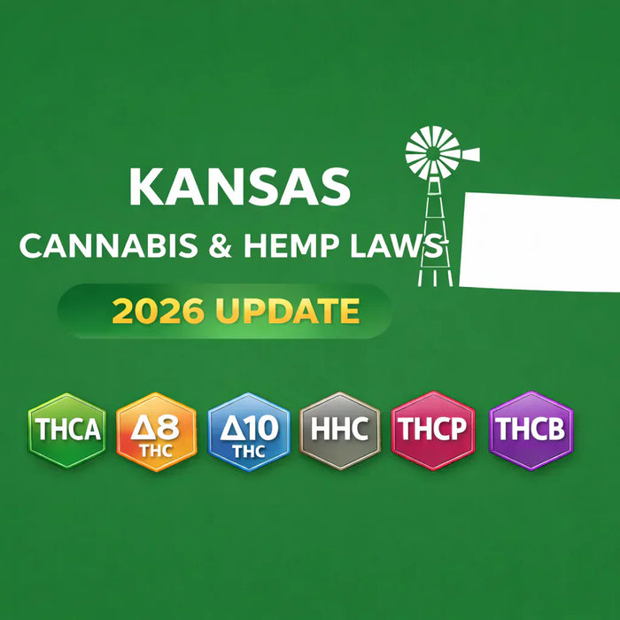 Kansas Cannabis & Hemp Laws (THCA, D8, D10, HHC, THCP, THCB) — 2026 Update