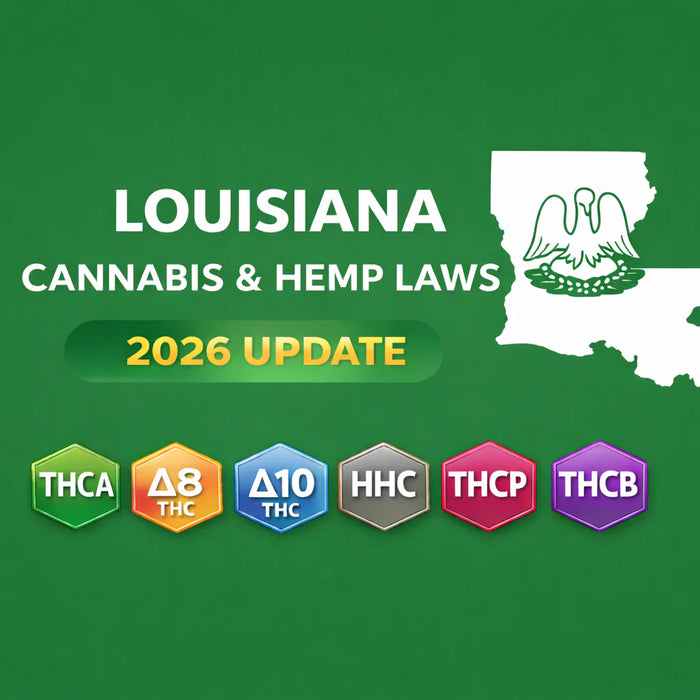 Louisiana Cannabis & Hemp Laws (THCA, D8, D10, HHC, THCP, THCB) — 2026 Update