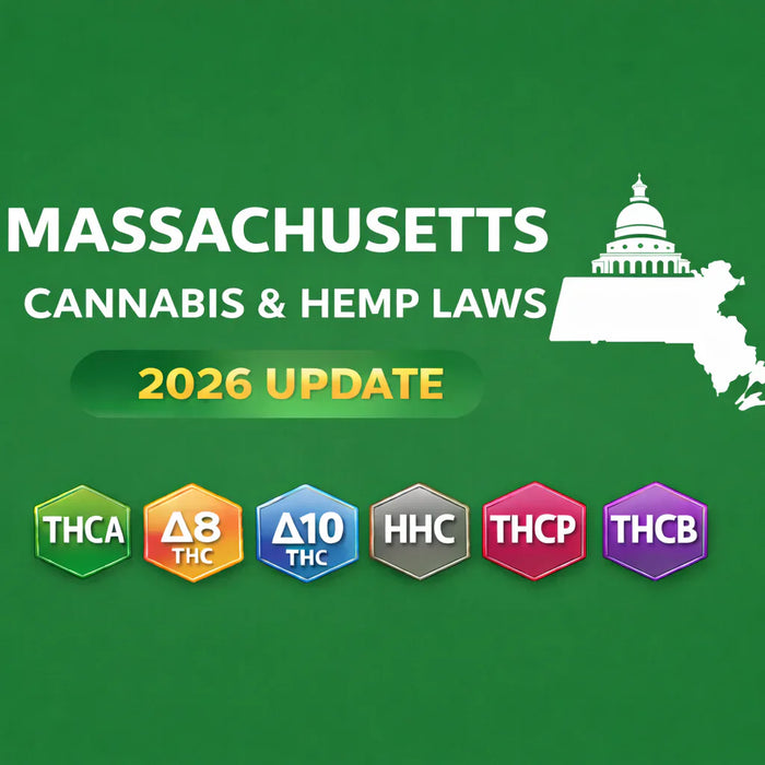 Massachusetts Cannabis & Hemp Laws (THCA, D8, D10, HHC, THCP, THCB) — 2026 Update