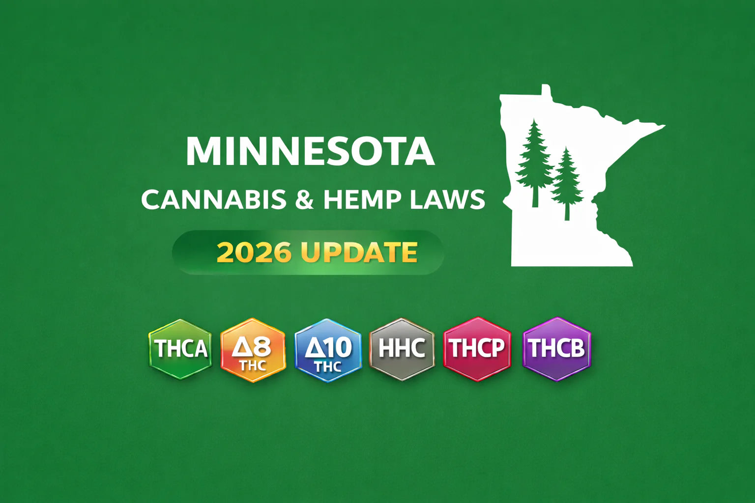 Minnesota Cannabis & Hemp Laws (THCA, D8, D10, HHC, THCP, THCB) — 2026 Update