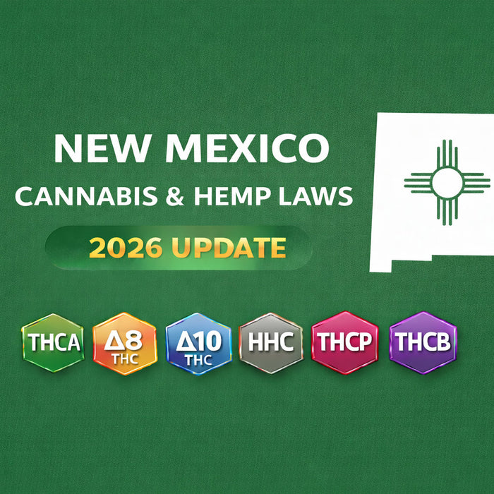 New Mexico Cannabis & Hemp Laws (THCA, D8, D10, HHC, THCP, THCB) — 2026 Update