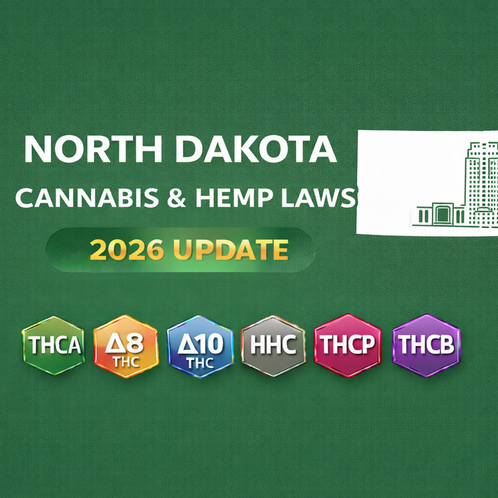 North Dakota Cannabis & Hemp Laws (THCA, D8, D10, HHC, THCP, THCB) — 2026 Update