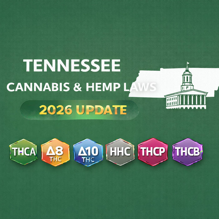 Tennessee Cannabis & Hemp Laws (THCA, D8, D10, HHC, THCP, THCB) — 2026 Update
