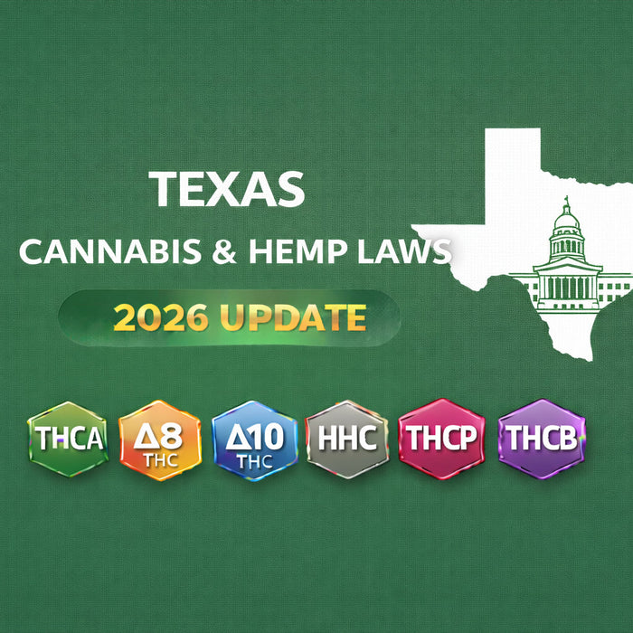 Texas Cannabis & Hemp Laws (THCA, D8, D10, HHC, THCP, THCB) — 2026 Update