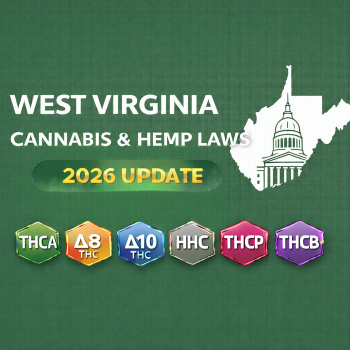 West Virginia Cannabis & Hemp Laws (THCA, D8, D10, HHC, THCP, THCB) — 2026 Update