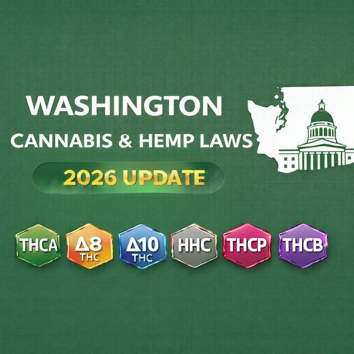 Washington Cannabis & Hemp Laws (THCA, D8, D10, HHC, THCP, THCB) — 2026 Update