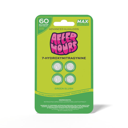 After Hours - 7oh - Tablets - Green Slush - 240MG - Burning Daily