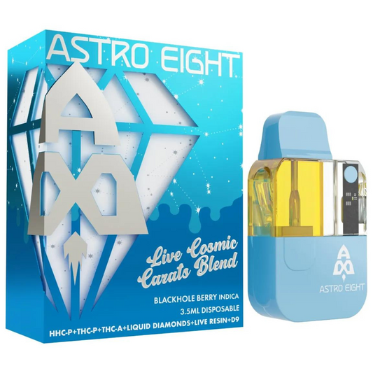 Astro Eight - Live Cosmic Carats Blend - Disposable - Blackhole Berry - 3.5G