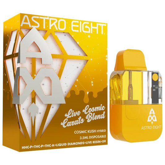 Astro Eight - Live Cosmic Carats Blend - Disposable - Cosmic Kush - 3.5G