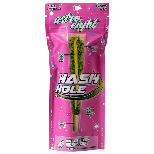 Astro Eight - THCA - Hash Hole - Pre Rolls - Watermelon Wormhole - 4G