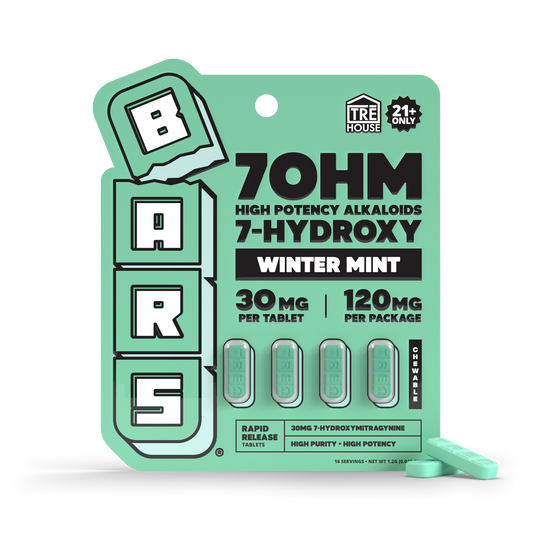 Bars x Tre House - 7OH - Tablets -  Winter Mint - 4ct - 30MG