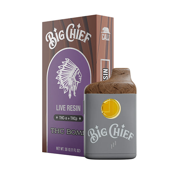 Big Chief - THCA - THCP - Disposable - THC Bomb - 3G - Burning Daily