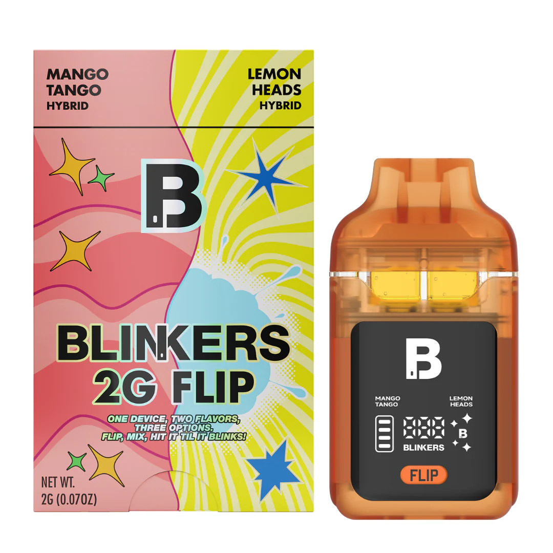 Blinkers - Flip - Dual Chambers - Disposable - Mango Tango x Lemon Heads - 2G