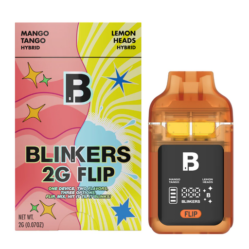 Blinkers - Flip - Dual Chambers - Disposable - Mango Tango x Lemon Heads - 2G - Burning Daily