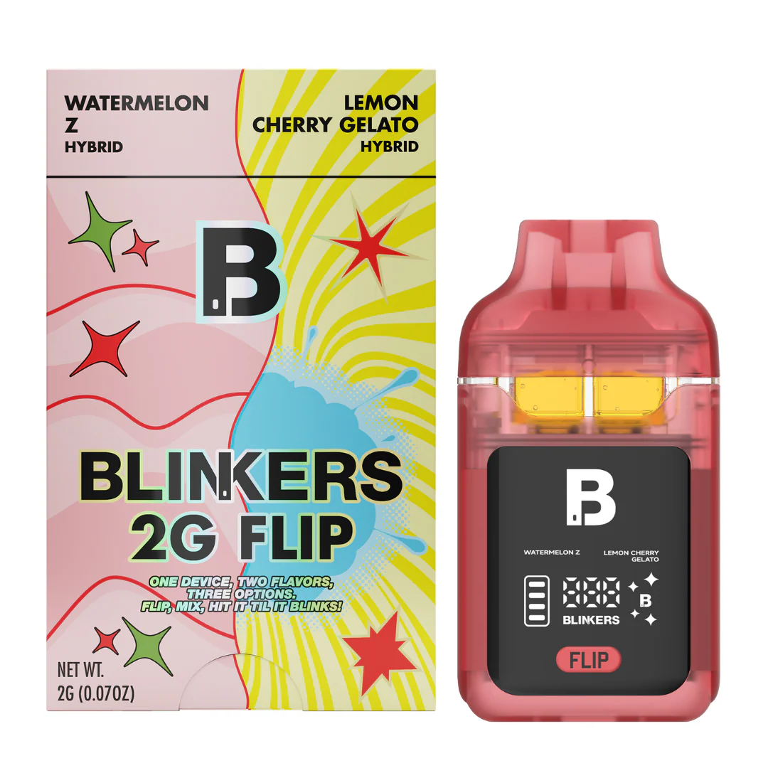 Blinkers - Flip - Dual Chambers - Disposable - Watermelon Z x Lemon Cherry Gelato - 2G