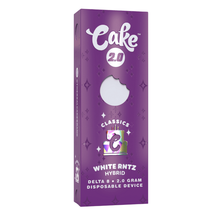Cake - Delta 8 - Disposable - White RNTZ - 2G