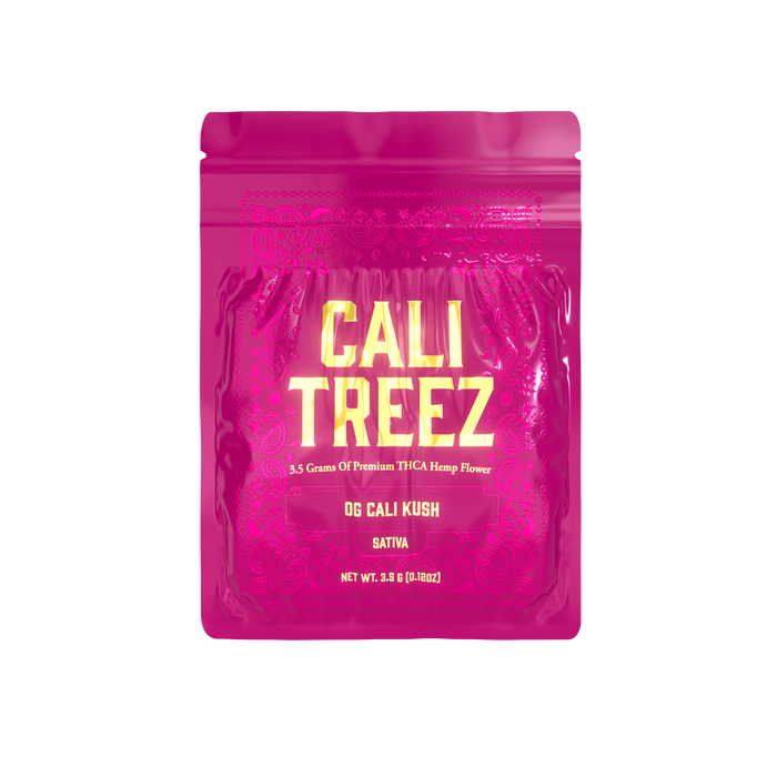 Cali Extrax - Cali Treez - THCA - Flower - OG Cali Kush - 3.5G - Burning Daily
