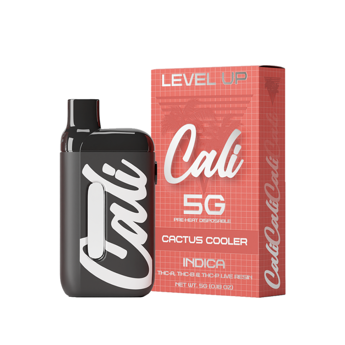 Cali Extrax - Level Up - THCA - Disposable - Cactus Cooler - 5G - Burning Daily