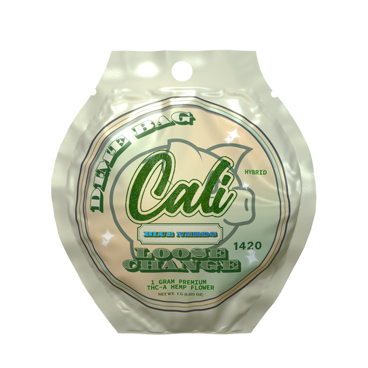 Cali Extrax - Loose Change - Dime Bag - THCA Flower - Blue Nerds - 1G