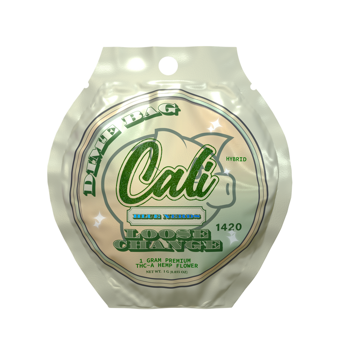 Cali Extrax - Loose Change - Dime Bag - THCA Flower - Blue Nerds - 1G - Burning Daily