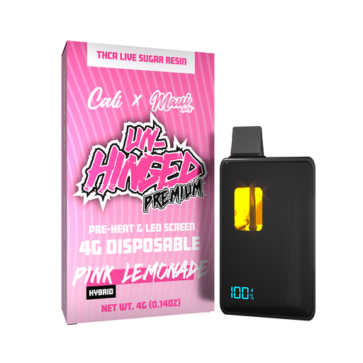 Cali Extrax - Unhinged - Disposable - Pink Lemonade- 3.5G - Burning Daily