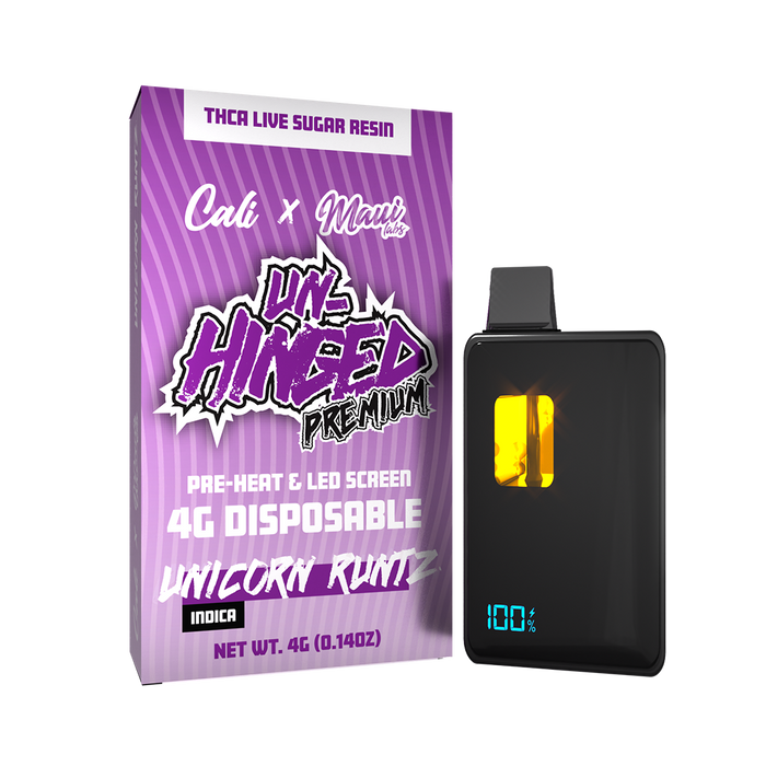 Cali Extrax - Unhinged - Disposable - Unicorn Runtz - 3.5G - Burning Daily