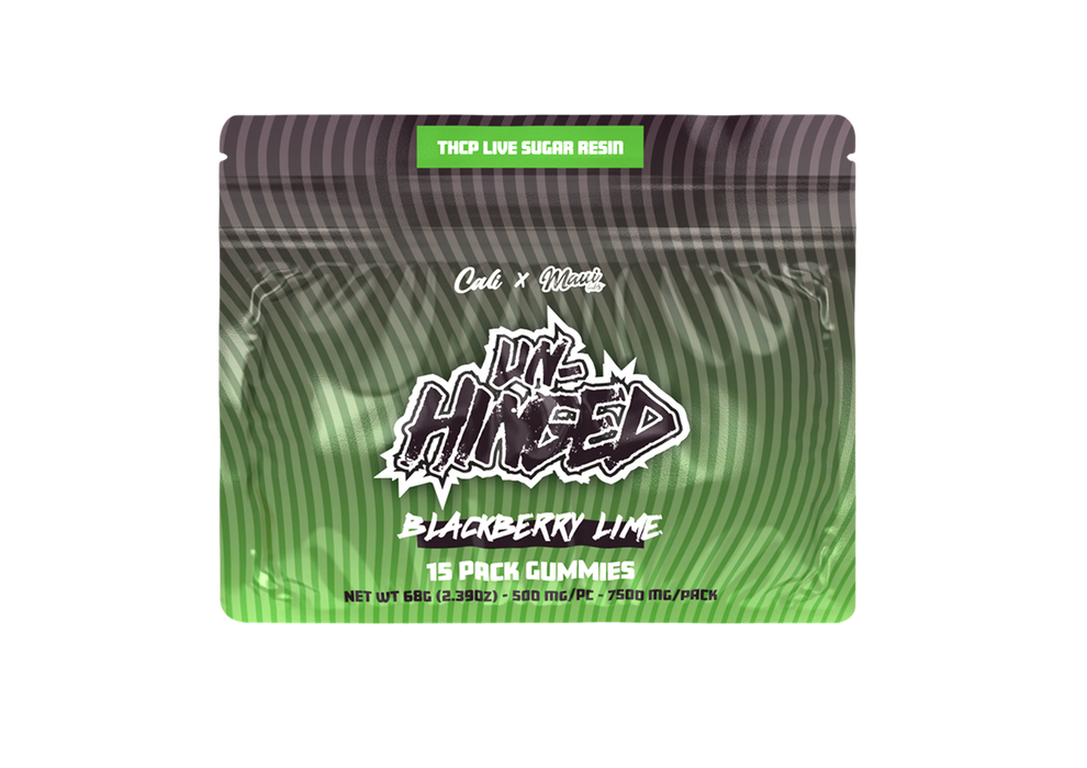 Cali Extrax - Unhinged - Gummies - Blackberry Lime - 7500 MG - Burning Daily