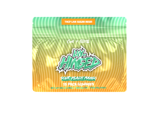 Cali Extrax - Unhinged - Gummies - Sour Peach Mango - 7500 MG - Burning Daily