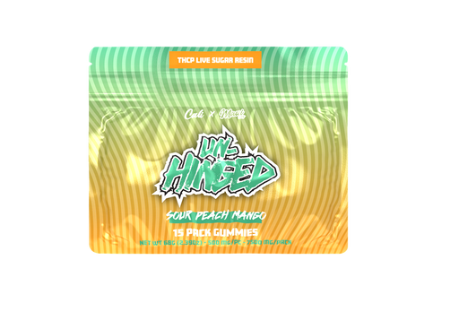 Cali Extrax - Unhinged - Gummies - Sour Peach Mango - 7500 MG - Burning Daily