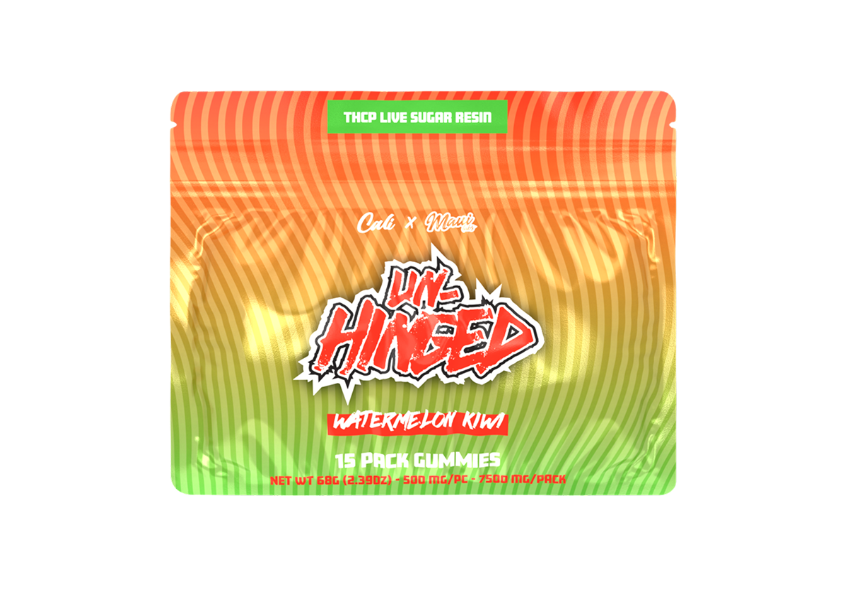Cali Extrax - Unhinged - Gummies - Watermelon Kiwi - 7500 MG - Burning Daily