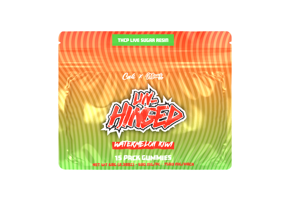 Cali Extrax - Unhinged - Gummies - Watermelon Kiwi - 7500 MG - Burning Daily