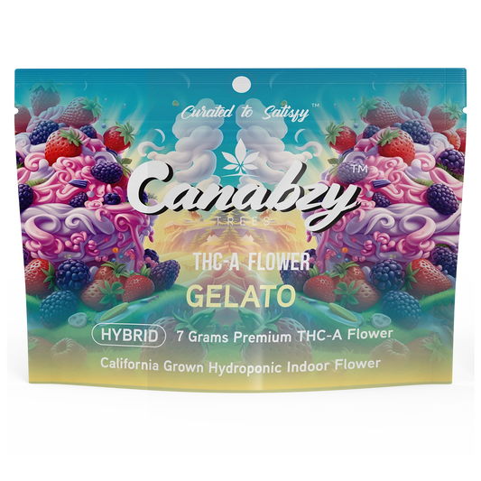 Canabzy - THCA - Flower - Gelato - 7G - Burning Daily