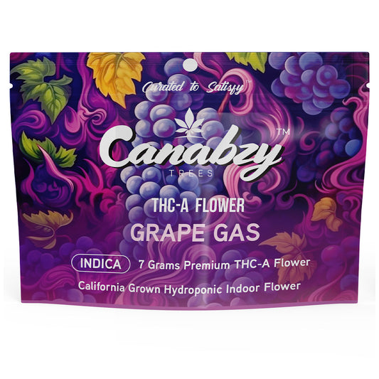 Canabzy - THCA - Flower - Grape Gas - 7G - Burning Daily