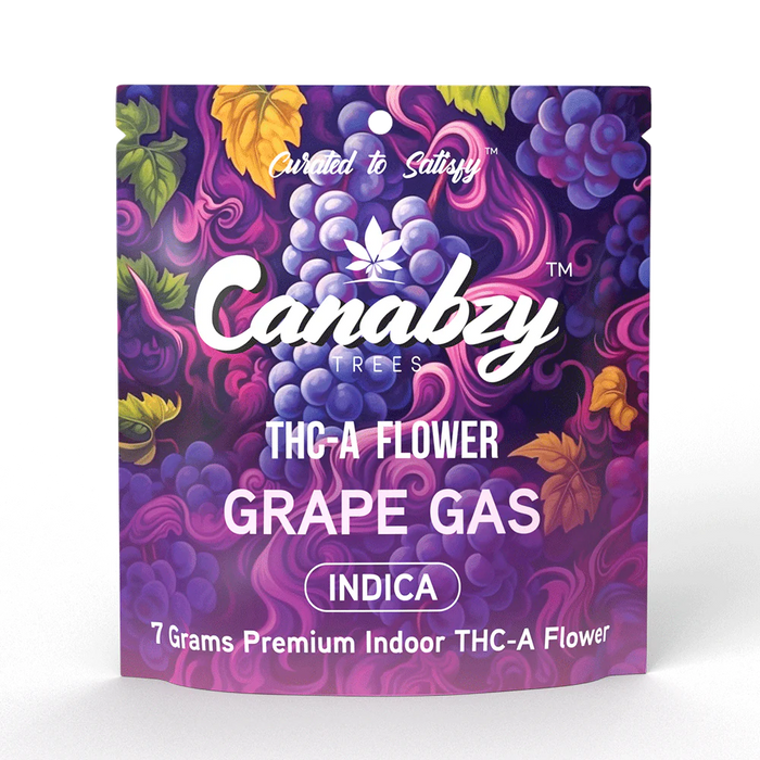 Canabzy - THCA - Flower - Grape Gas - 7G - Burning Daily