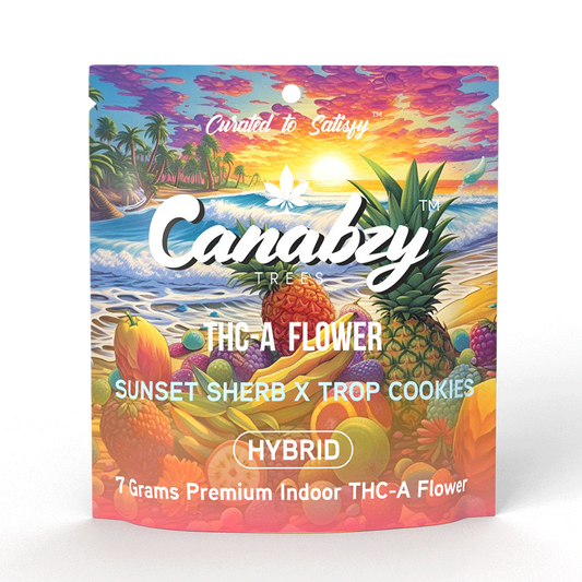 Canabzy - THCA - Flower - Sunset Sherb x Trop Cookies - 7G