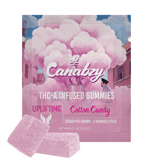 Canabzy - THCA Infused - Gummies - Cotton Candy - 500MG