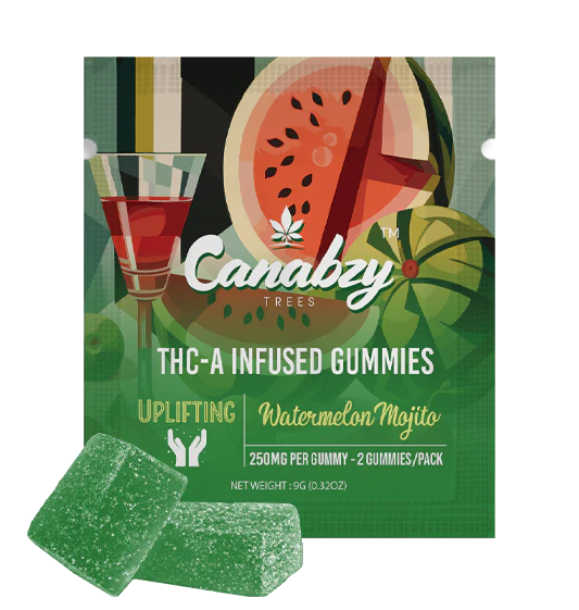 Canabzy - THCA Infused - Gummies - Watermelon Mojito - 500MG