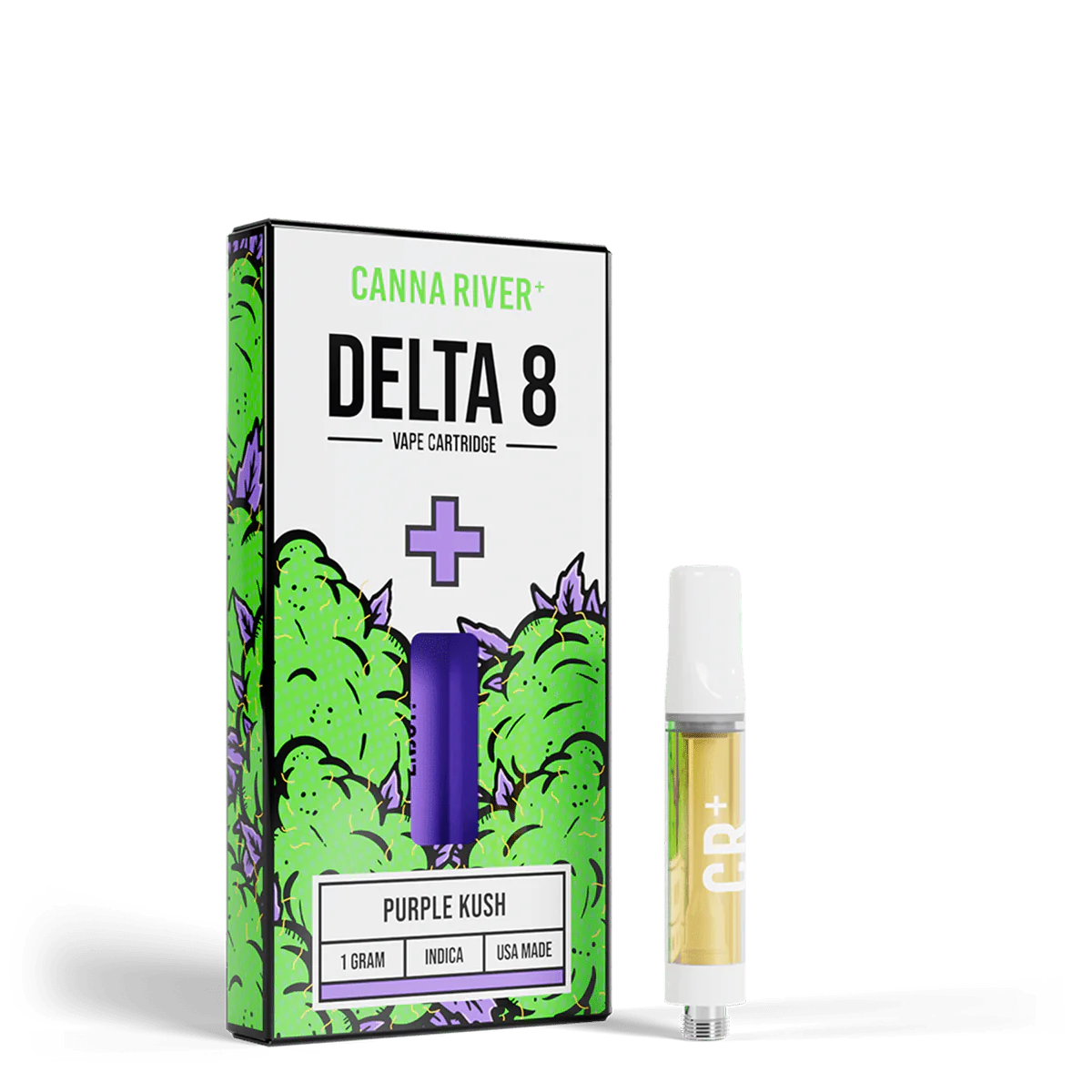 Canna River - Delta 8 - 510 Cartridge - Purple Kush - 1G