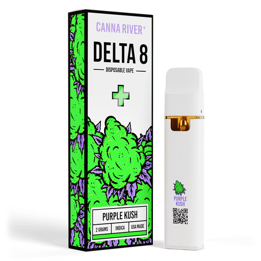 Canna River - Delta 8 - Disposable - Purple Kush - 2G - Burning Daily