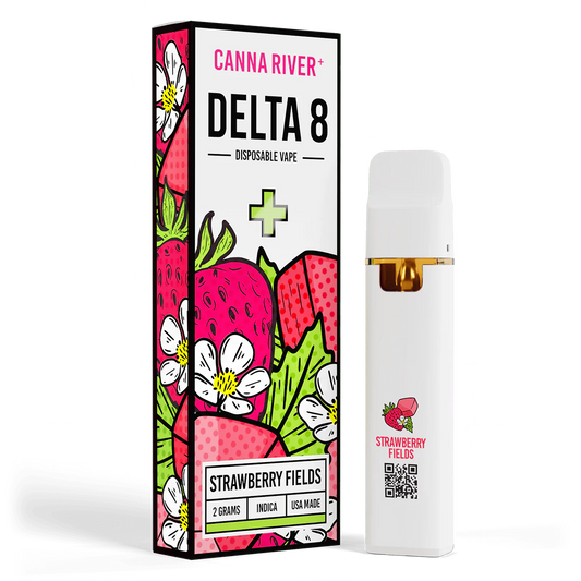 Canna River - Delta 8 - Disposable - Strawberry Fields - 2G