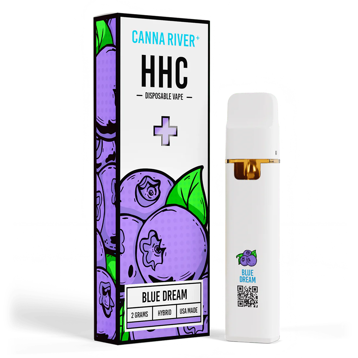 Canna River - Highlighter - HHC - Disposable - Blue Dream - 2G - Burning Daily