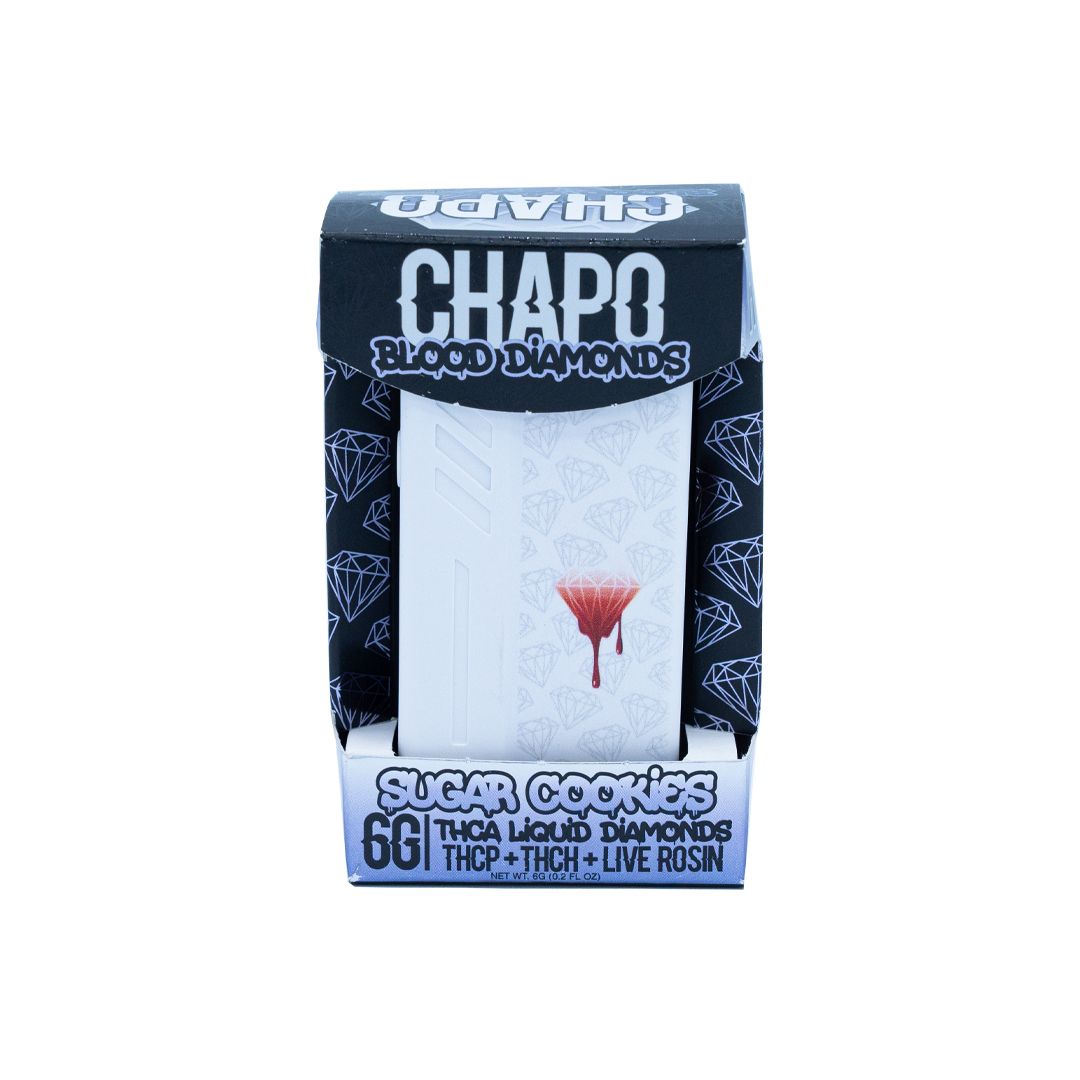 Chapo Extrax - Blood Diamond - THCA - Disposable - Sugar Cookies - 6G - Burning Daily
