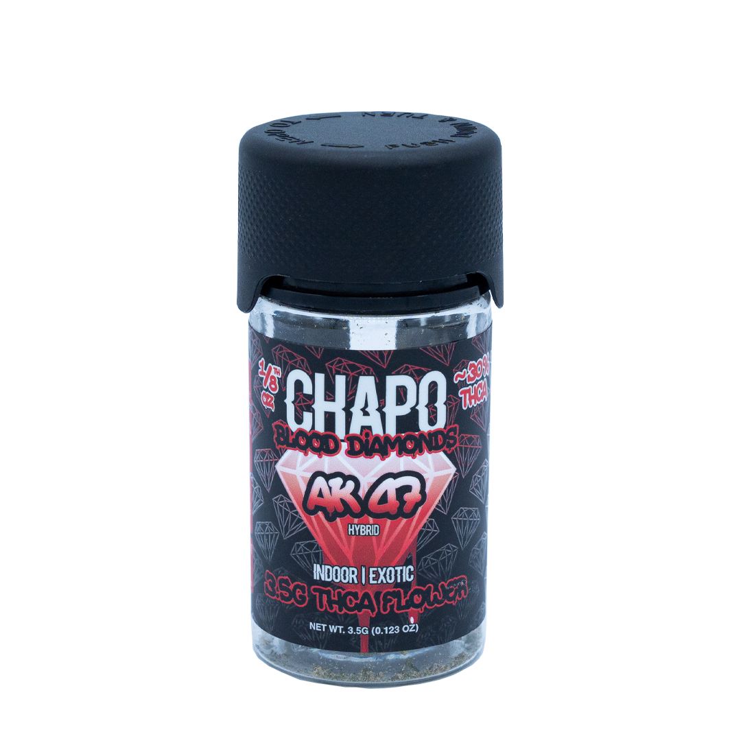 Chapo Extrax - Blood Diamond - THCA - Flower - AK 47 - 3.5G – Burning Daily