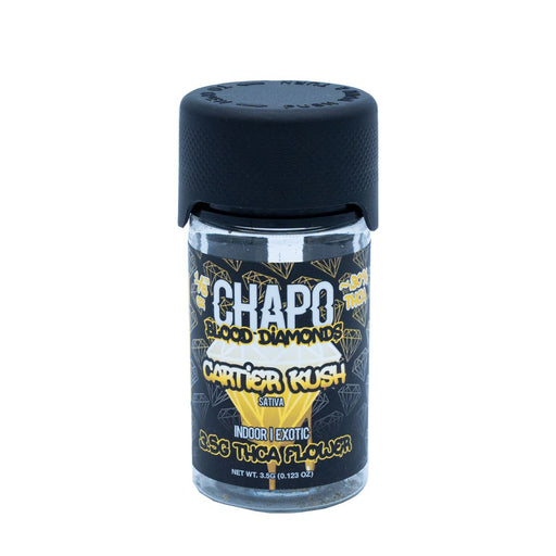 Chapo Extrax - Blood Diamond - THCA - Flower - Cartier Kush - 3.5G - Burning Daily