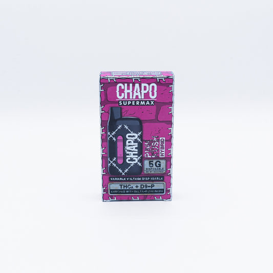Chapo Extrax - Delta 9P - THCA - Disposable - Pink Kush - 5G - Burning Daily
