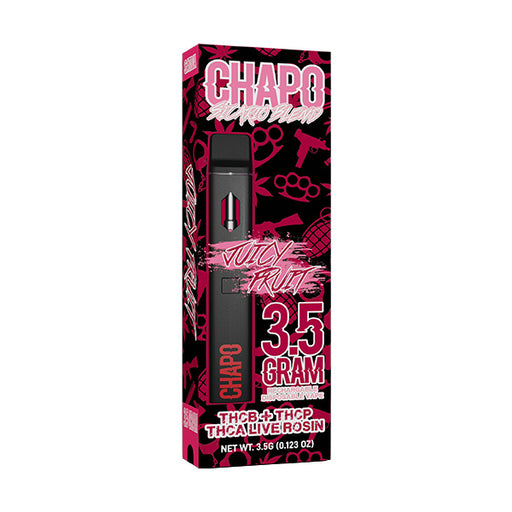 Chapo Extrax - Live Rosin - Sicario Blend -Disposable - Juicy Fruit - 3.5G - Burning Daily