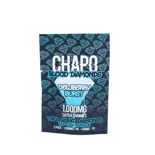 Chapo Extrax - THCA Liquid Diamond - Gummies - Dewberry Burst - 1000MG