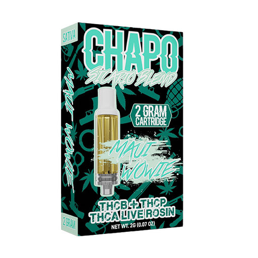 Chapo Extrax - THCA Live Resin - THCP - THCB - Sicario Blend - Cartridge - Maui Wowie - 2G - Burning Daily
