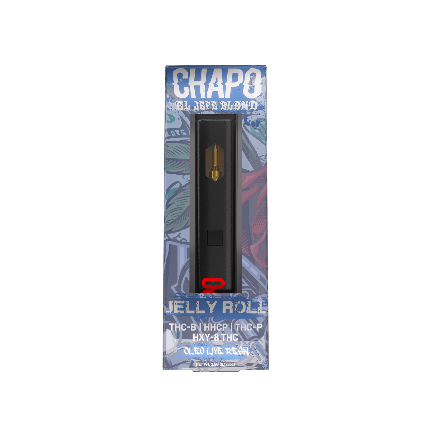 Chapo Extrax - THCB - HHCP - THCP - HXY 8 - Disposable - Jelly Roll - 3.5G - Burning Daily