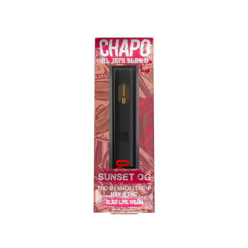 Chapo Extrax - THCB - HHCP - THCP - HXY 8 - Disposable - Sunset OG - 3.5G - Burning Daily